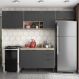 Cozinha Modulada 4 Peças FRCZ4 Avena Grafito Demobile