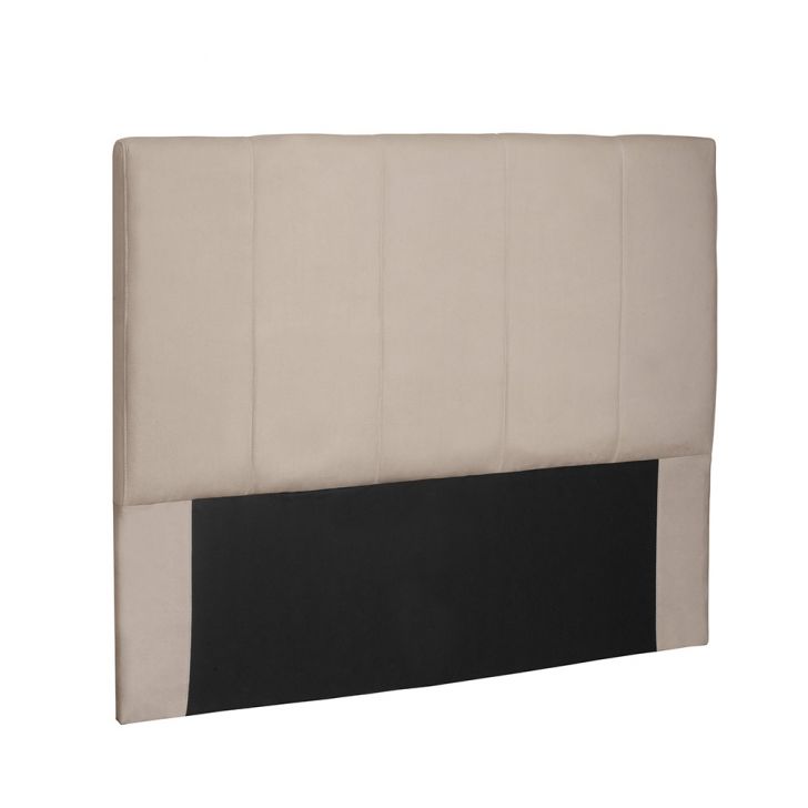 Cabeceira Arizona Para Cama Box King 195 cm Suede Bege - D'Rossi