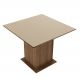 Mesa Madesa Quadrada Tampo de Madeira 5363 Rustic/Crema