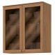 Armario Aereo 2 Portas Vidro 80 cm Requinte C647 Nature Henn