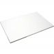 Tábua de Açougue Grande Branca Corte Carne Profissional 60x40cm 10mm Placa Açougueiro