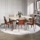 Conjunto Sala de Jantar 6 Cadeiras San Paolo Carraro Petra e Rosê