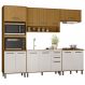 Cozinha 5 Pecas Balcao Pia 270 cm Cria Freijo Ripado Off White PLN