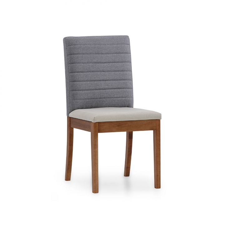 Cadeira Torres Poliéster Bege e Cinza