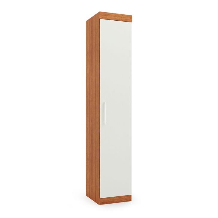 Gurada-roupa Modulado Gênova 1 Porta Freijó Wood E Off White