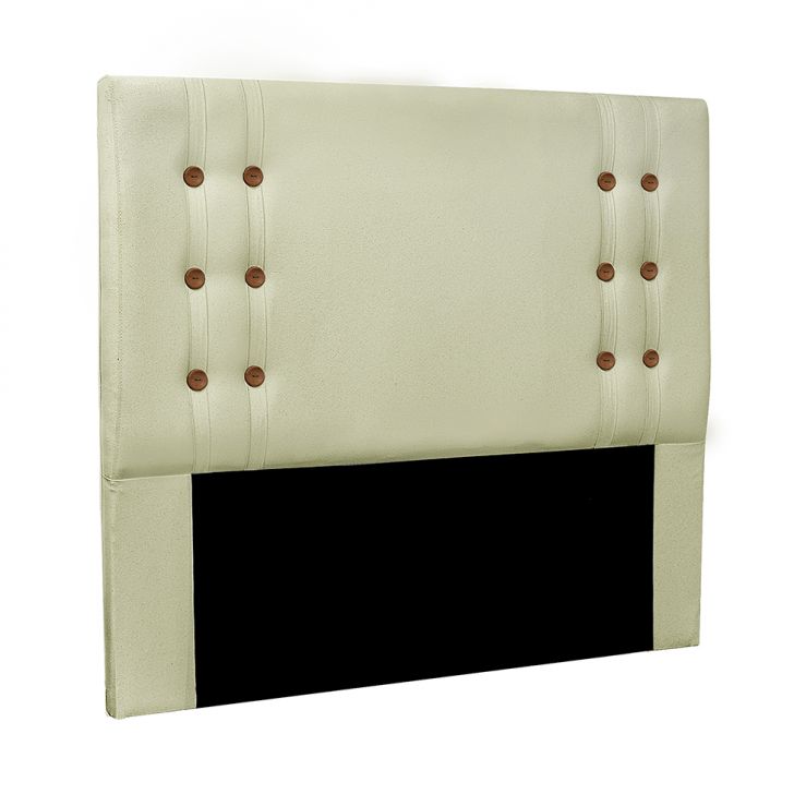 Cabeceira Casal Gênova Linho Natural