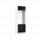 Torre Quente Madesa Lux 70 cm 3 Portas - Branco/Preto