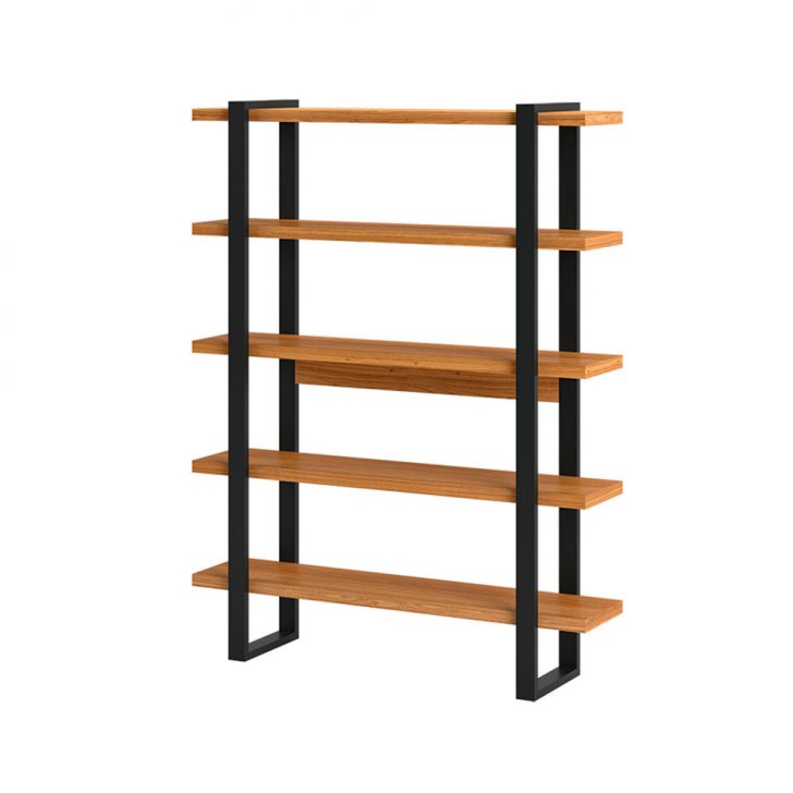 Estante Anah Freijó e Preto 135 cm