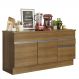 Balcão de Pia Armário de Cozinha 150 cm 2 Portas e 2 Gavetas (Com Tampo) Rustic Glamy Madesa