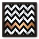 Quadro Decorativo - Chevron - 22cm x 22cm - 111qnaap