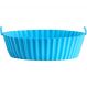 Forma de Silicone Air Fryer 20cm Azul