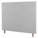 Cabeceira Cama Box Casal Cairo 140cm Corano Branco - Desk Design