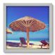 Quadro Decorativo - Praia - 33cm x 33cm - 129qnpbb