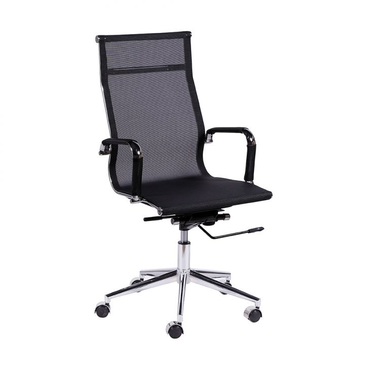 Cadeira de Escritório Presidente I Eames Preta