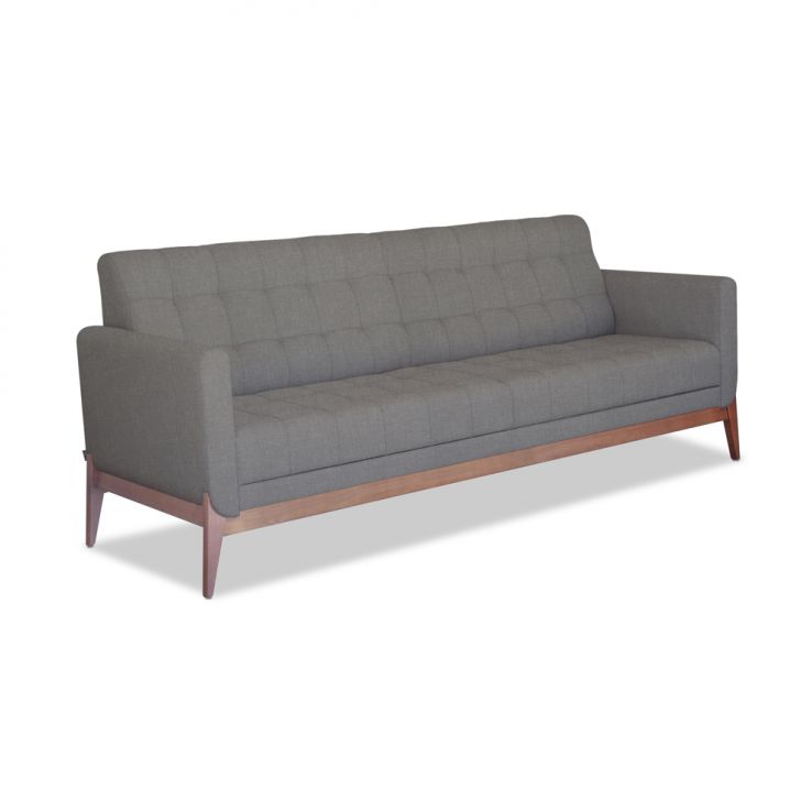 Image of Sofá  3 Lugares Brooks Linho Cimento 200 Cm PLA-AL380UP63HDSMOB