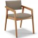 Cadeira Para Sala de Jantar Estar Living Giorgia L02 Bouclê Bege - Lyam Decor