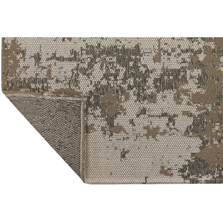 Tapete Serido Retangular Polipropileno (143x220) Cream e Taupe