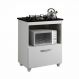 Balcão para Cooktop 4 Bocas Salvia Kaiki Móveis Branco