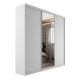 Image of Guarda-Roupa Casal com 1 Espelho Geneve 3 Portas 4 Gavetas Branco MO895CL53SZIMOB