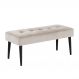 Banco | Banqueta Estofado Theo 1,40m Suede Bege - Inova Decor