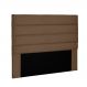Cabeceira La Italiana Para Cama Box King 195 cm Suede Caramelo - D'Rossi