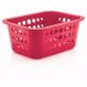 Caixa Organizadora Rosa 18,5 X 14,5 X 8 Cm Com Alças