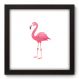 Quadro Decorativo - Flamingo - 22cm x 22cm - 033qnsap