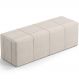 Puff Decorativo Living Sala de Estar 195 cm Roma W01 Linho Cru - Lyam