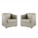 Kit 2 Poltronas Decorativa Ana Corano Pés Cromado - Pallazio