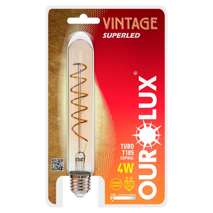 Lâmpada LED Tubo II Âmbar