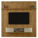 Painel Bancada Tv 75 Pol 245x238 cm Bugatti Cumaru Opala MADETEC