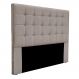 Cabeceira Decorativa King Size 1,95M Tropea Linho Areia G63 - Gran Belo