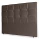 Cabeceira Estofada Cama Box Casal Fiorella 140cm Suede Marrom - Desk Design