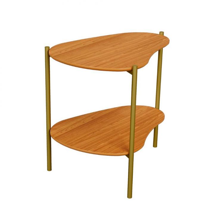 Mesa Lateral Ôrganica Meven 100% MDF Freijó