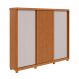 Image of Guarda-Roupa Casal Ollie com Pés 3 Portas 6 Gavetas Amêndoa e Off White MO895CL53FJEMOB