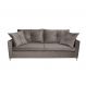 Sofá 3 Lugares Viena 210 cm Soft Cinza