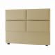Cabeceira Solteiro Megan 90 CM Suede Bege - D A Decor