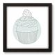 Quadro Decorativo - Cupcake - 047qdcp