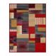 Tapete Retangular Veludo Marbella Illusione Artistic Vermelho 48x90 cm