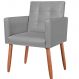 Cadeira Poltrona Conforto Corino Para Escritório Sala Luxo MOBLAN decor