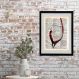 Quadro Taça De Vinho Tinto - 60x48cm