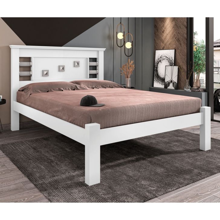 Cama Casal Vaius Branco