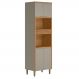 Torre Simples 4 Portas 2 Nichos Irlanda Jequitiba Gris