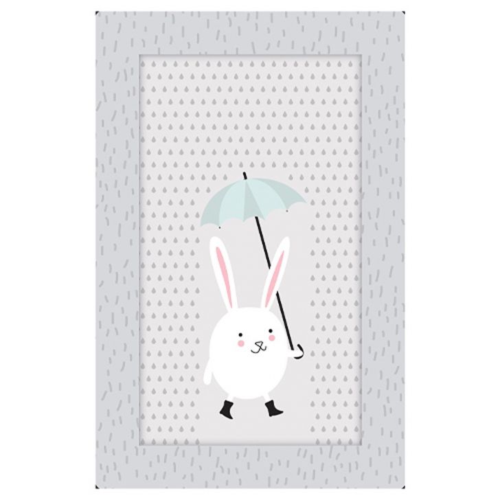 Quadro Placa Decorativa Infantil Coelho D'Rossi