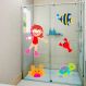 Adesivo de Parede Infantil Turminha do Fundo do Mar- Grande 75x75cm