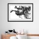 Quadro Horizontal Minimalista Chumbo - 60x48cm