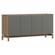 Balcao Buffet 4 Portas 1 Gaveta 165 cm 2155 Oak Ferrolack Milani Store