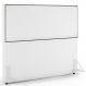 Cabeceira Box Casal King Com Tachas 195 cm Vicenza L02 Facto Branco - Lyam Decor