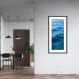 Quadro Oceano 86x43 Caixa Preto