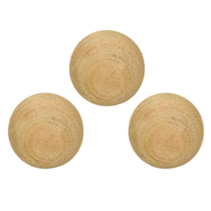 Kit com 3 Bolas Decorativas Espressione Marrom
